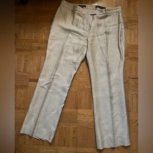 Brooks Brothers 346 Beige Wool Linen Silk Pants – Loro Piana Fabric – Waist 38”